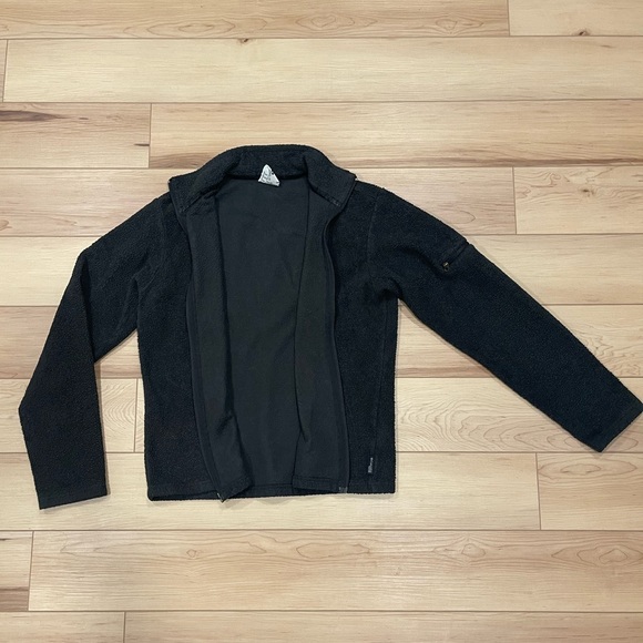 columbia black fleece zip up - Picture 1 of 4